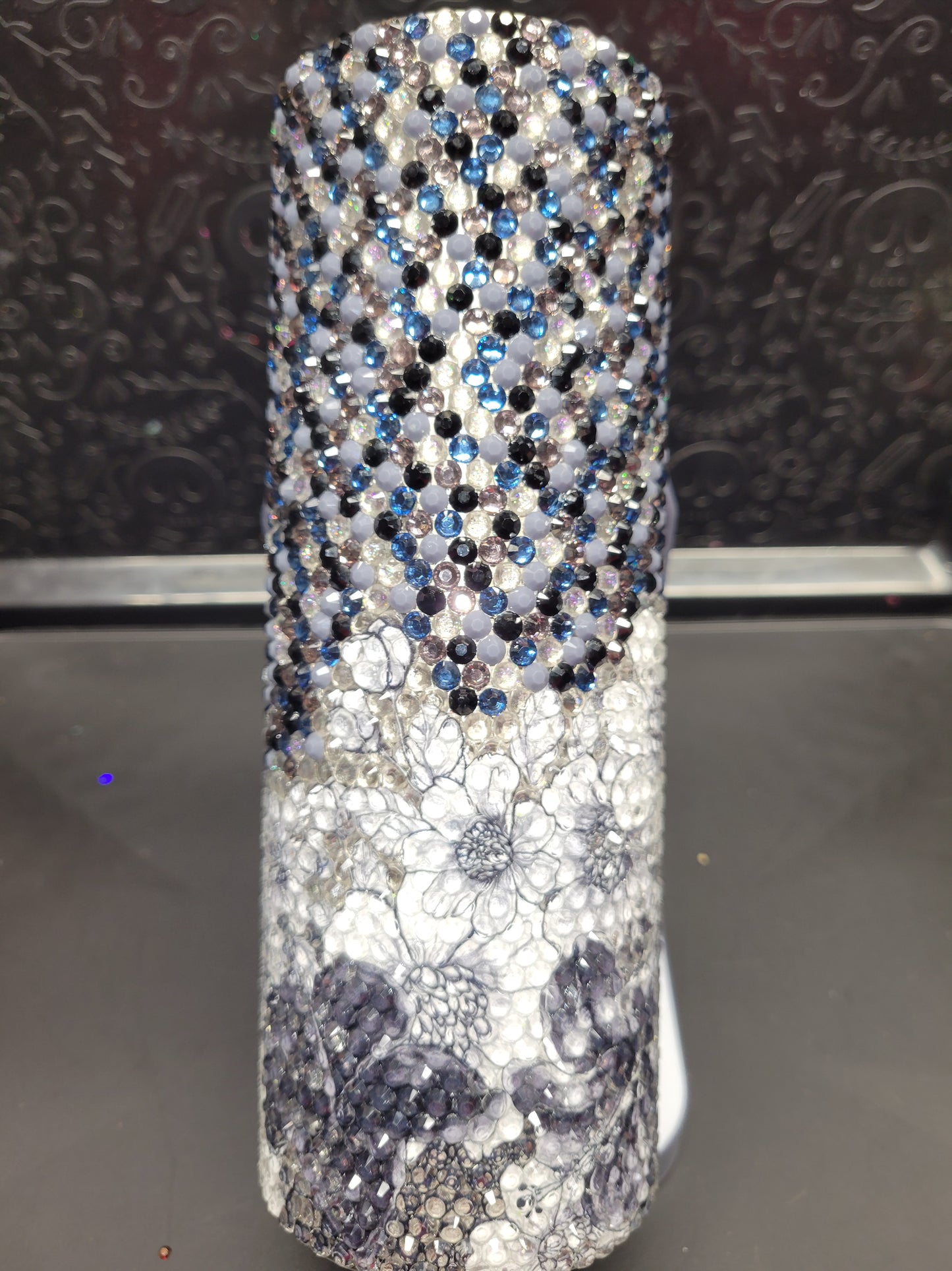 50 Shades Floral 20 Oz skinny Tumbler