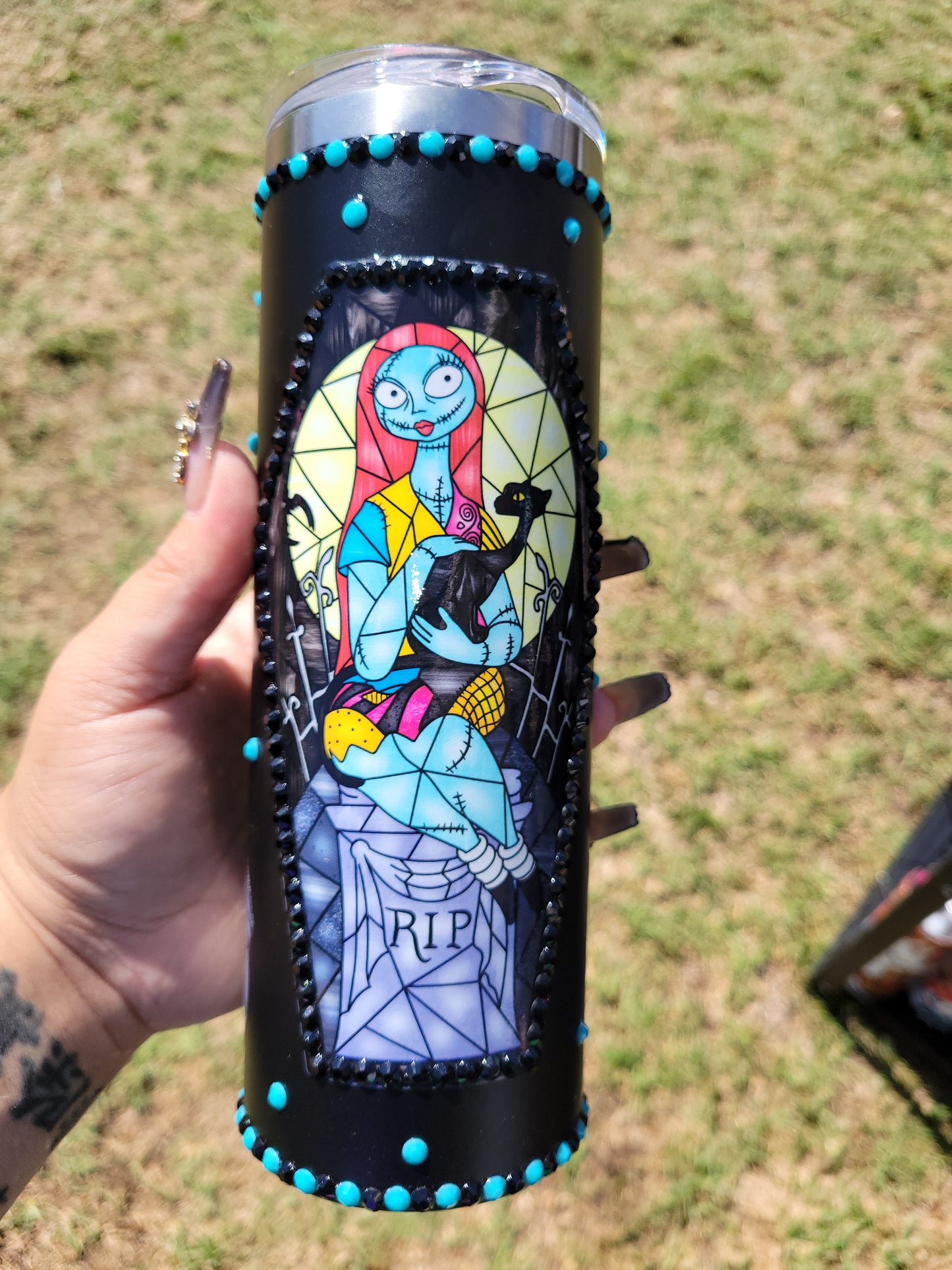 Stained glass Sally 20 oz tumbler