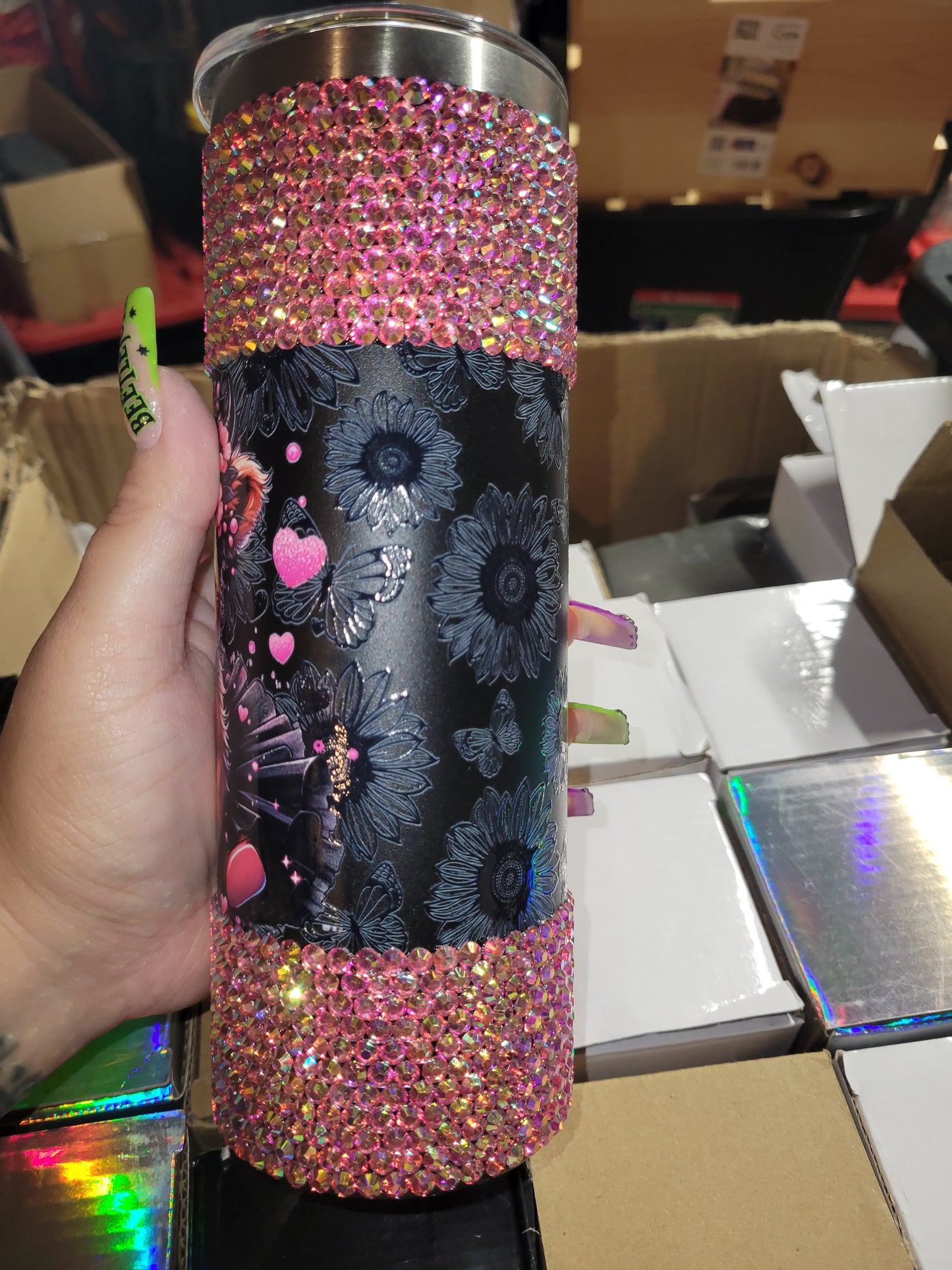 Pink Cow 20oz Tumbler