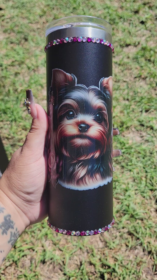 Yorkie 20oz tumbler