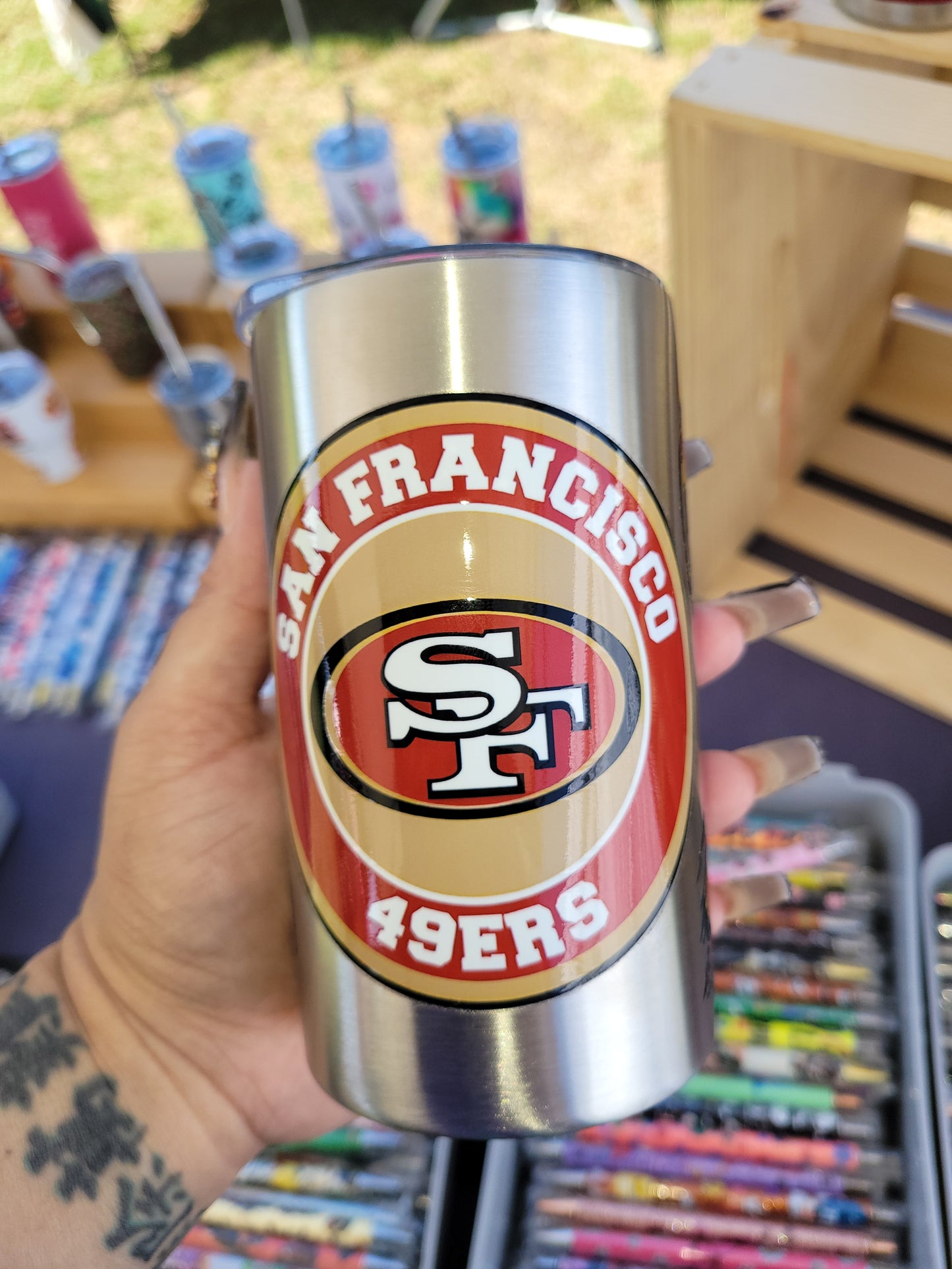 SF 49ers 14oz Tumbler