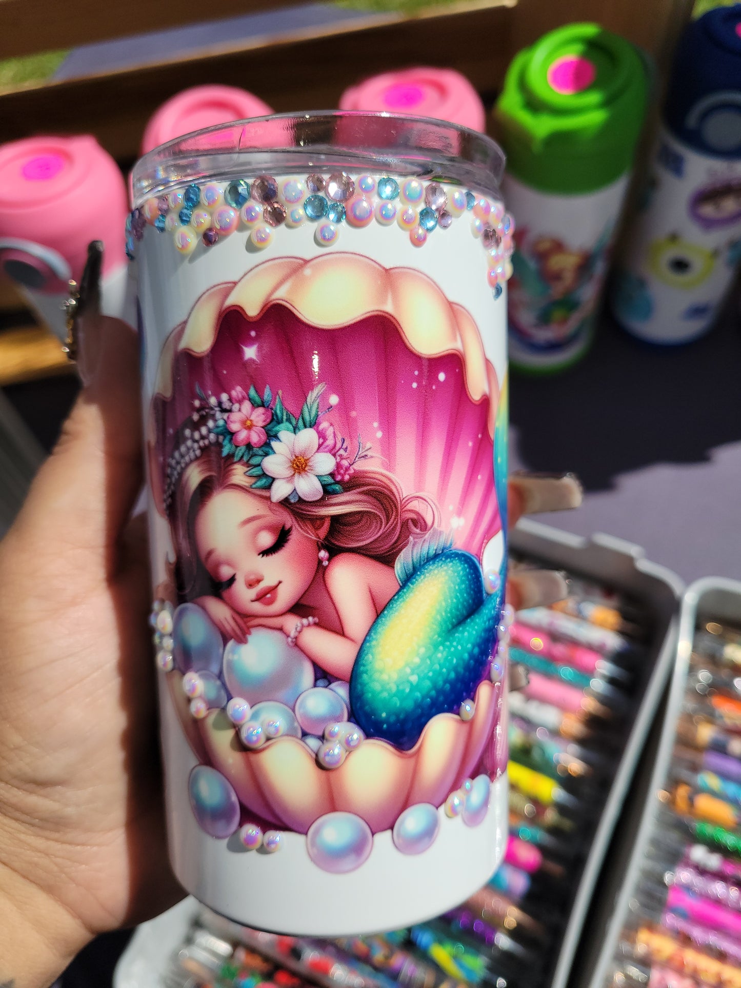 Sleeping Mermaid 14oz Tumbler