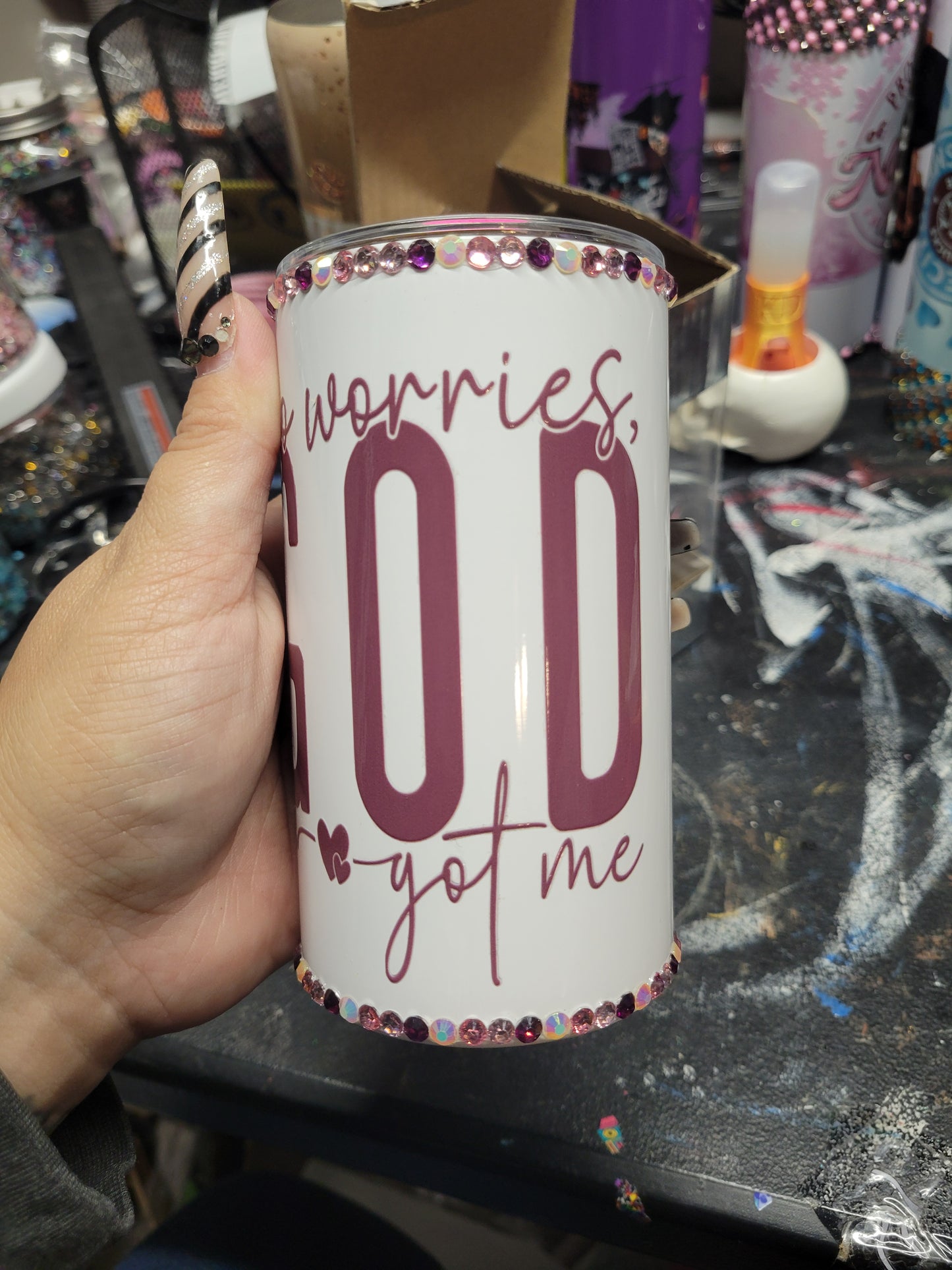 God's got me 14oz Tumbler