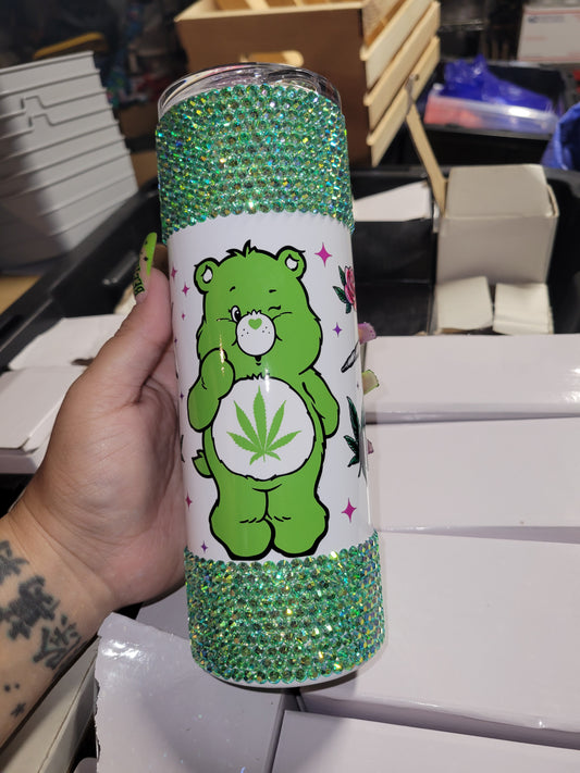 Happy Leaf Bear 20oz Tumbler