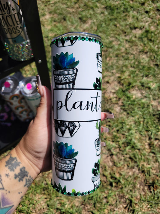 Plantaholic 20oz tumbler