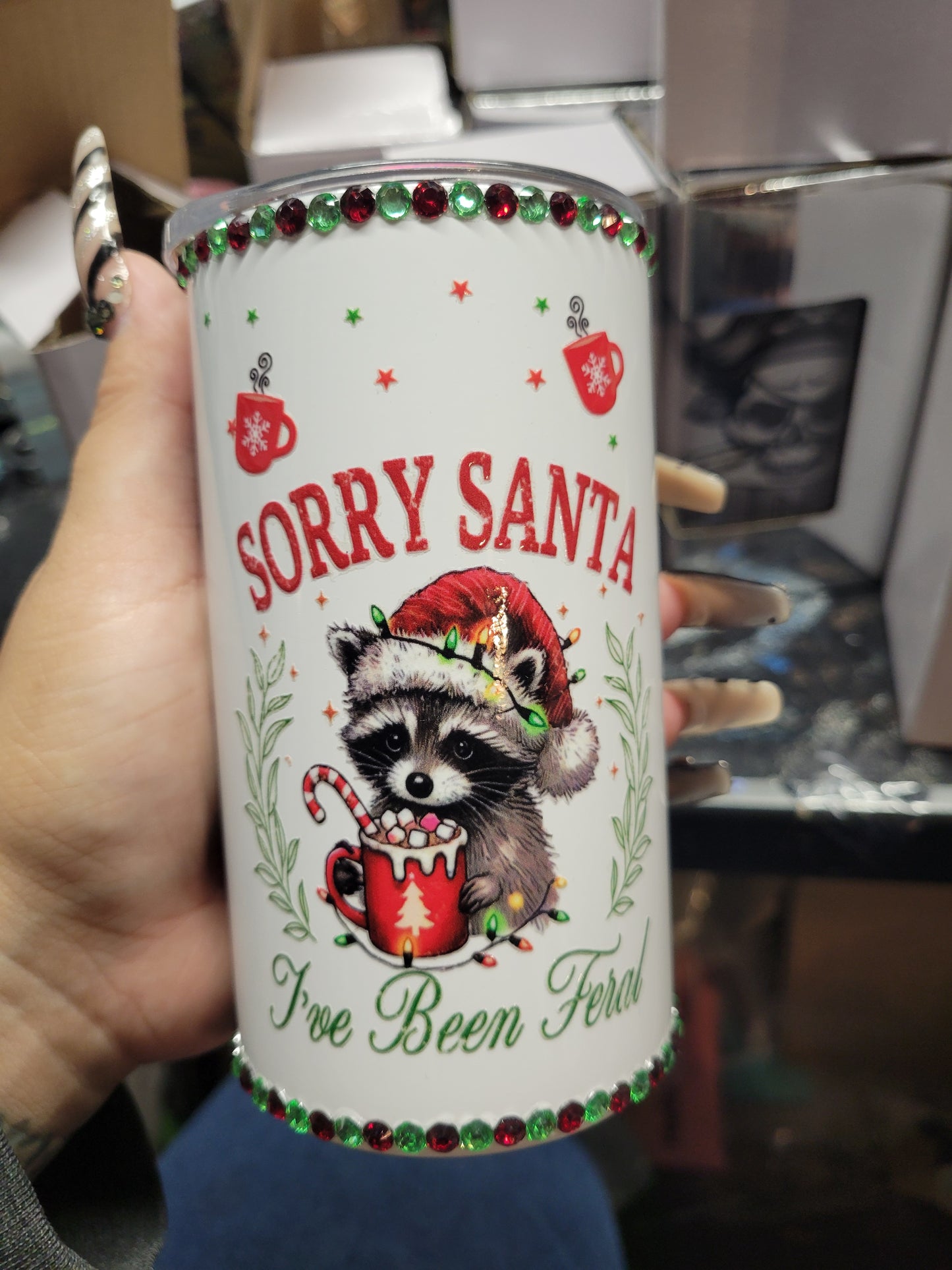 Fetal trash panda 14oz Tumbler