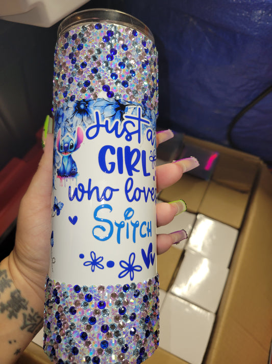 Just a girl who loves Stitch 20oz Tumbler