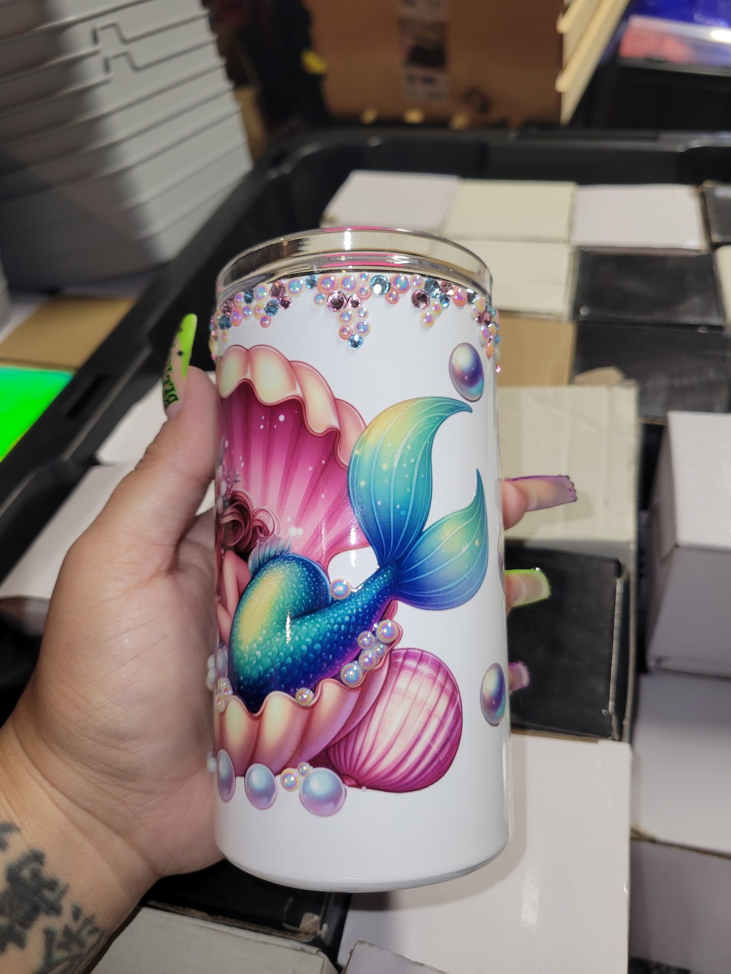 Sleeping Mermaid 14oz Tumbler